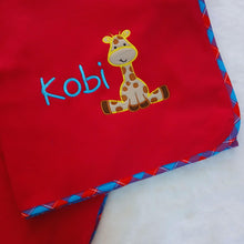 Load image into Gallery viewer, KDL Border Fleece Blankie Kobi