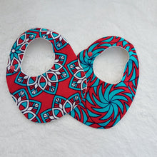 Load image into Gallery viewer, Ready to Gift Khanga Love Bibs Set Maua