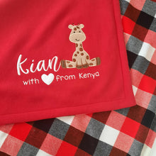Load image into Gallery viewer, Kian Maasai Fleece Baby & Kids Blankie