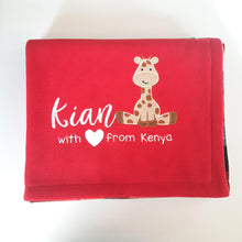 Load image into Gallery viewer, Kian Maasai Fleece Baby & Kids Blankie
