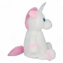Load image into Gallery viewer, Lola Snuggle Buddy White Unicorn