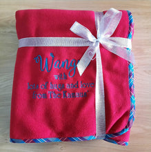 Load image into Gallery viewer, Koi Border Fleece Blanket