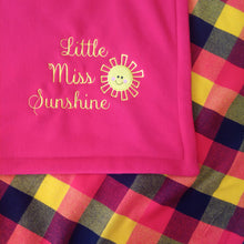Load image into Gallery viewer, Little Miss Sunshine Maasai Fleece Baby & Kids Blankie