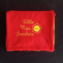 Load image into Gallery viewer, Little Miss Sunshine Maasai Fleece Baby & Kids Blankie