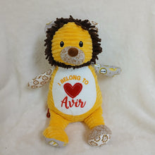 Load image into Gallery viewer, Personalized Stuffed Animal Lion

