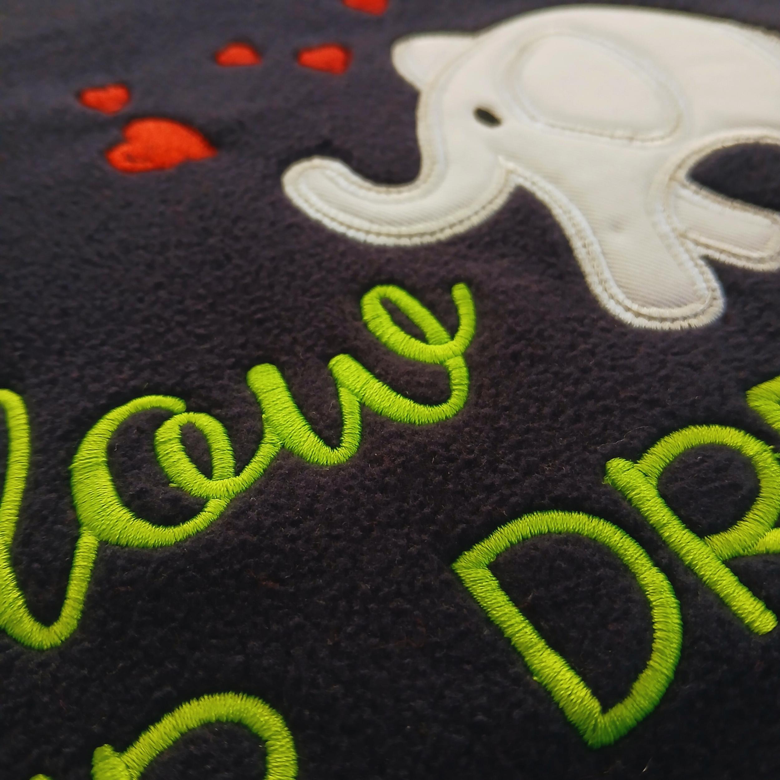 Ready to Gift Baby &amp; Kids Blankie Running Elephant "Follow your Dreams"
