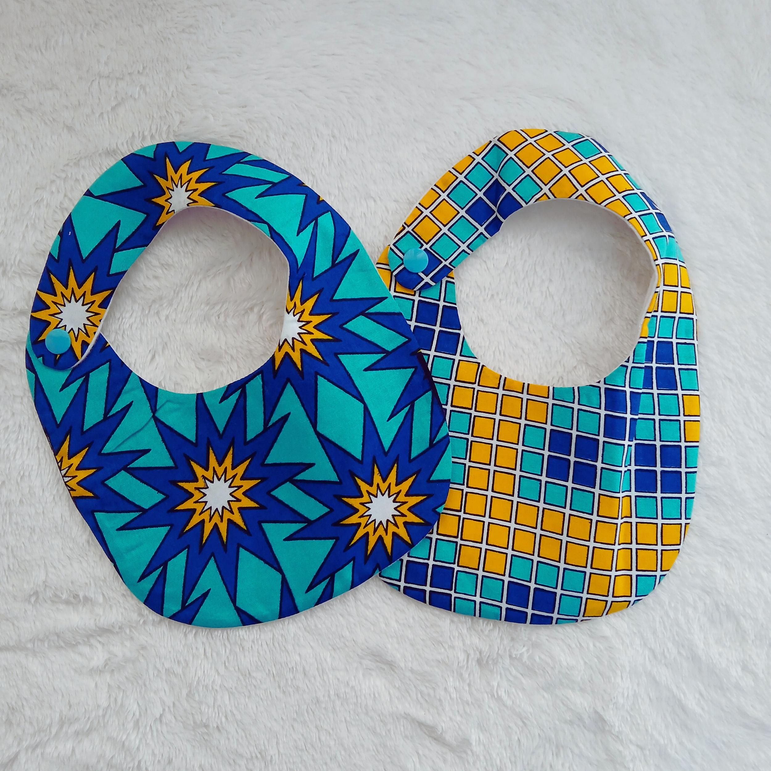 Ready to Gift Khanga Love Bibs Set Lamu