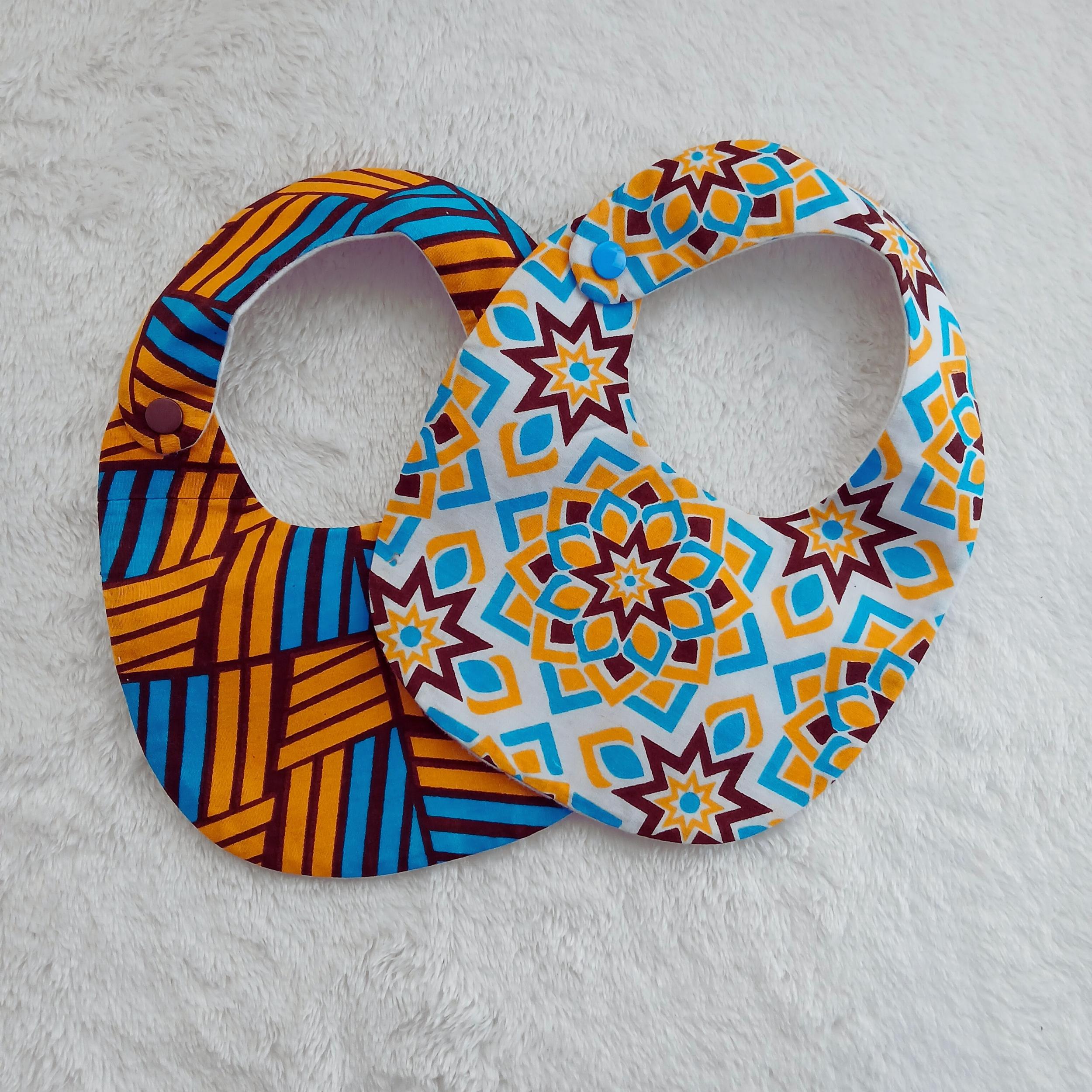 Ready to Gift Khanga Love Bibs Set Pate