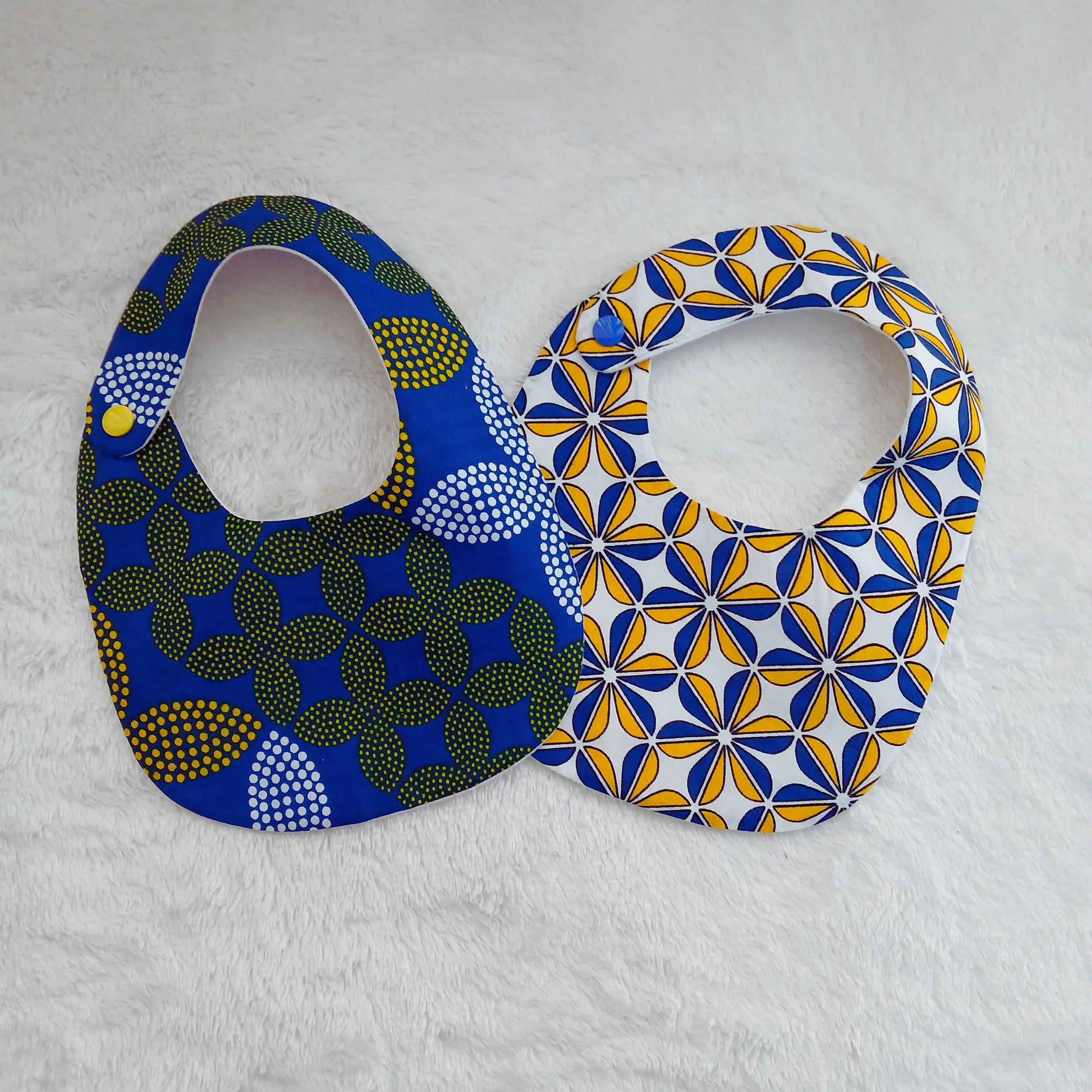 Ready to Gift Khanga Love Bibs Set Pwani