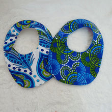 Load image into Gallery viewer, Ready to Gift Khanga Love Bibs Set Tulivu
