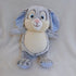 Personalized Stuffed Animal Blue Stardust Grey Bunny