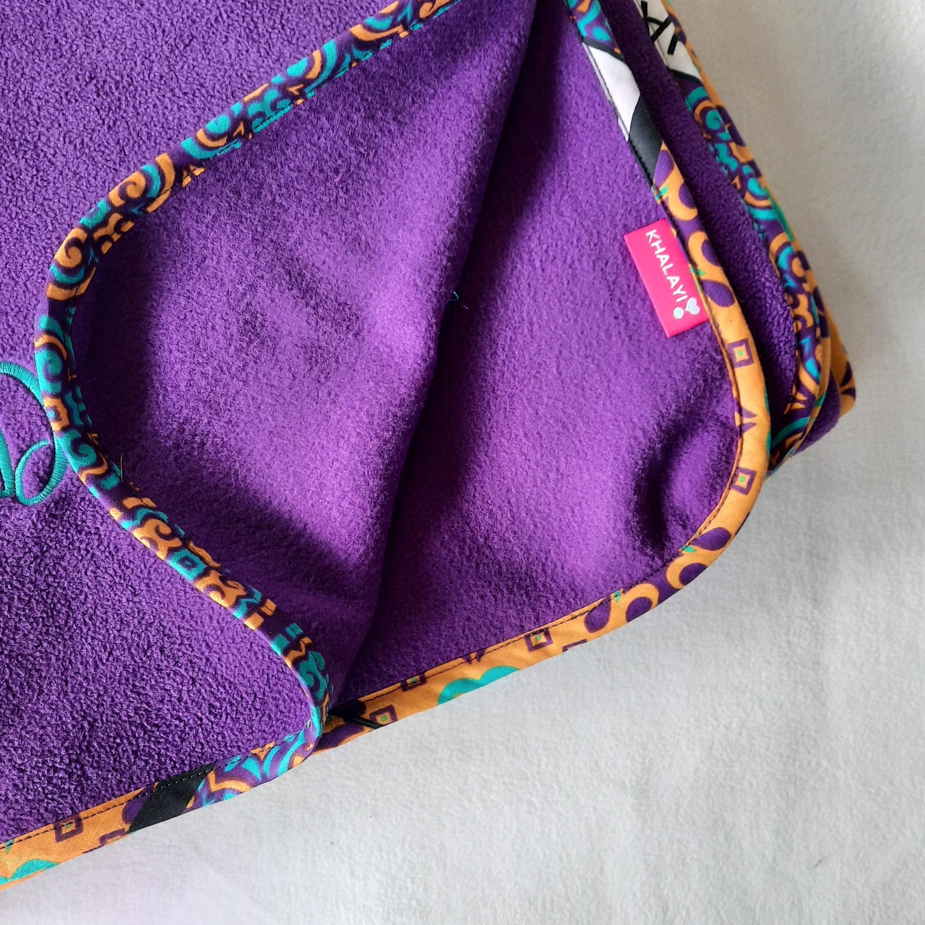 Chemutai Border Fleece Blanket