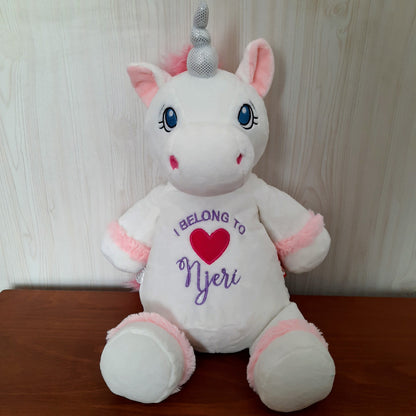 Lola Snuggle Buddy White Unicorn