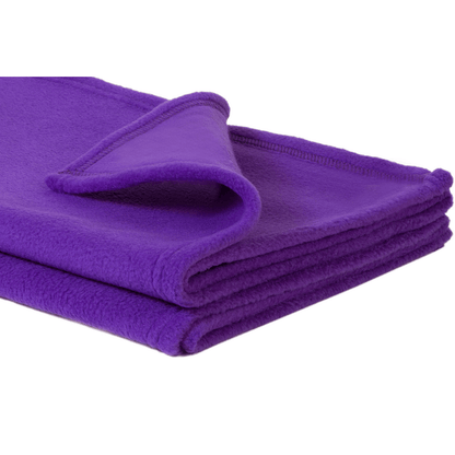 Soft Fleece Baby Shawl Purple