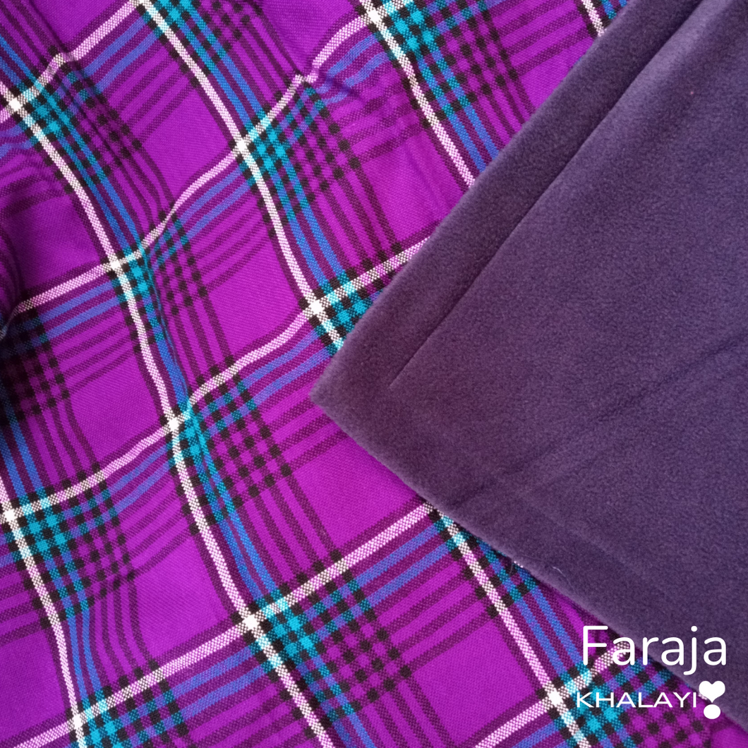 Faraja Maasai Fleece Blanket
