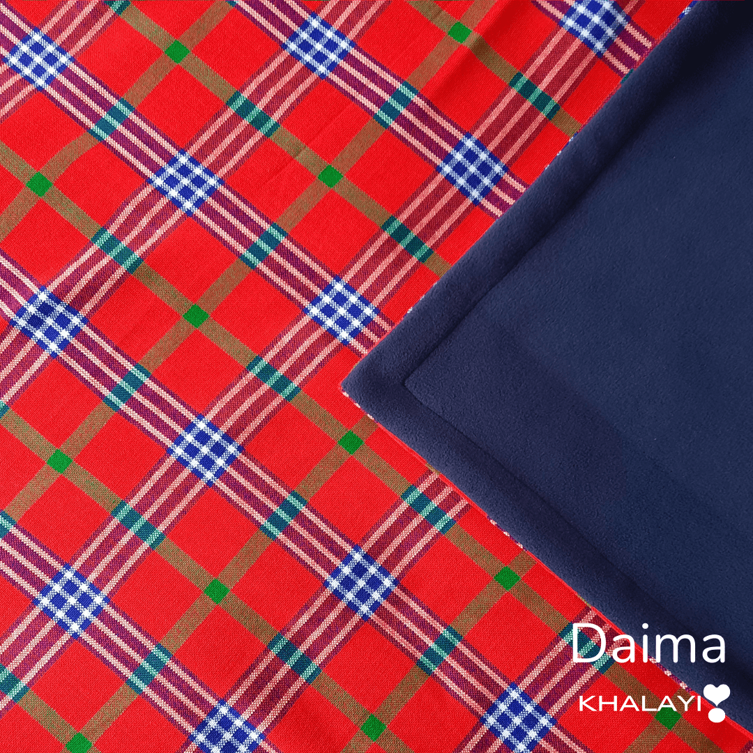 Daima Maasai Fleece Blanket