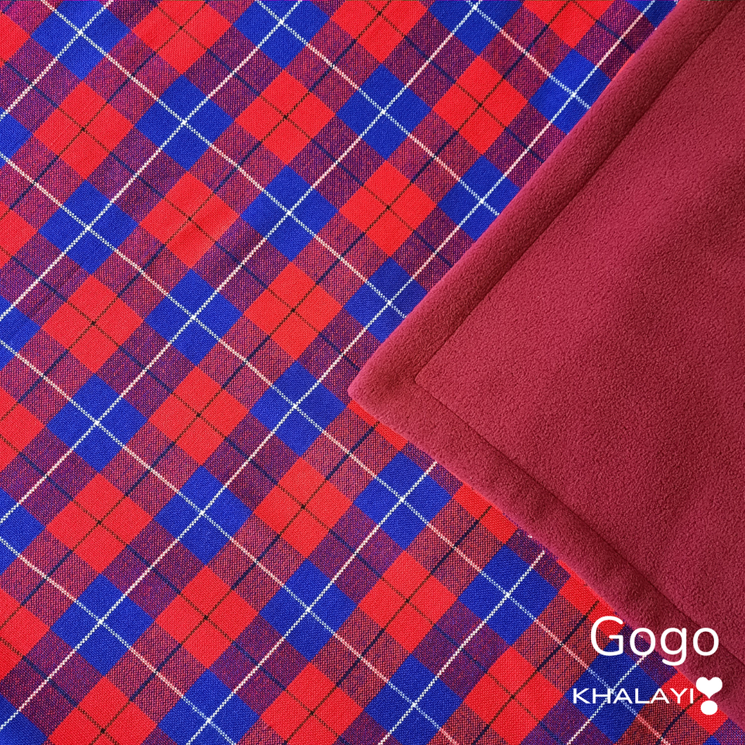 Gogo Maasai Fleece Blanket