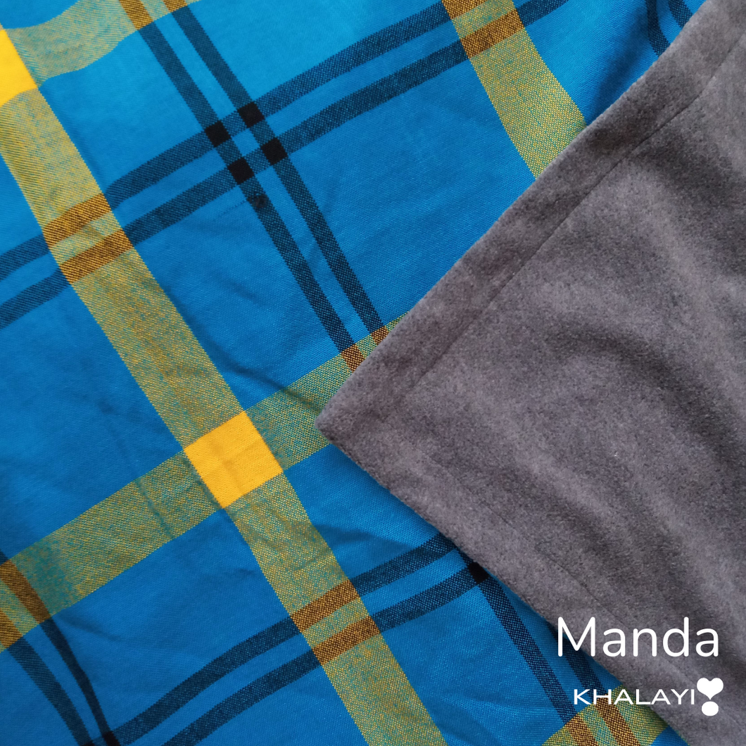 Manda Maasai Fleece Blanket