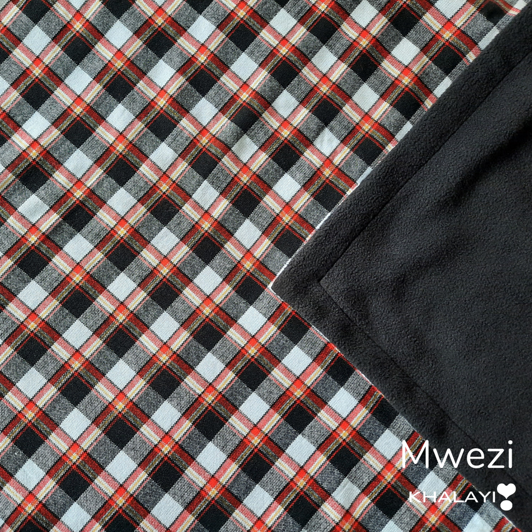 Mwezi Maasai Fleece Blanket