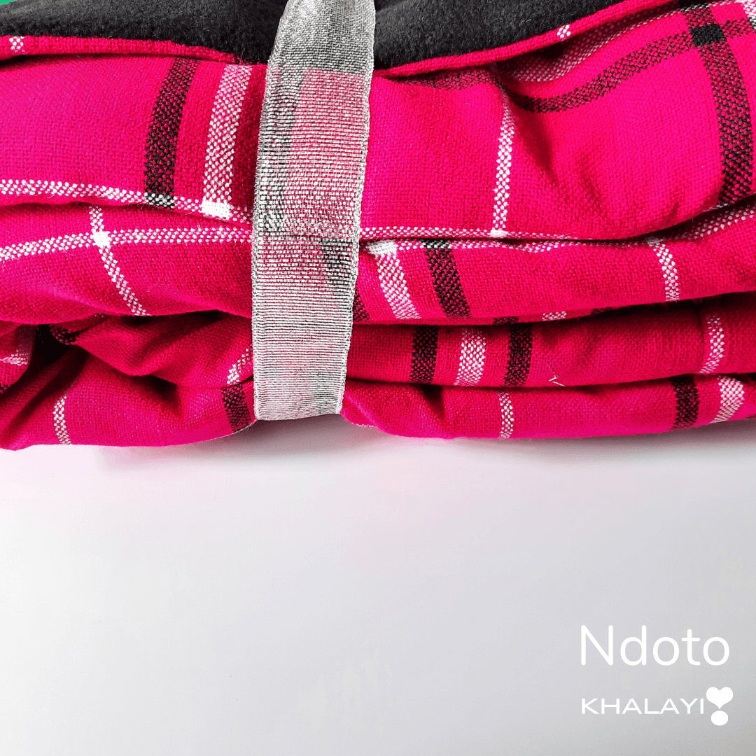 Ndoto Maasai Fleece Blanket