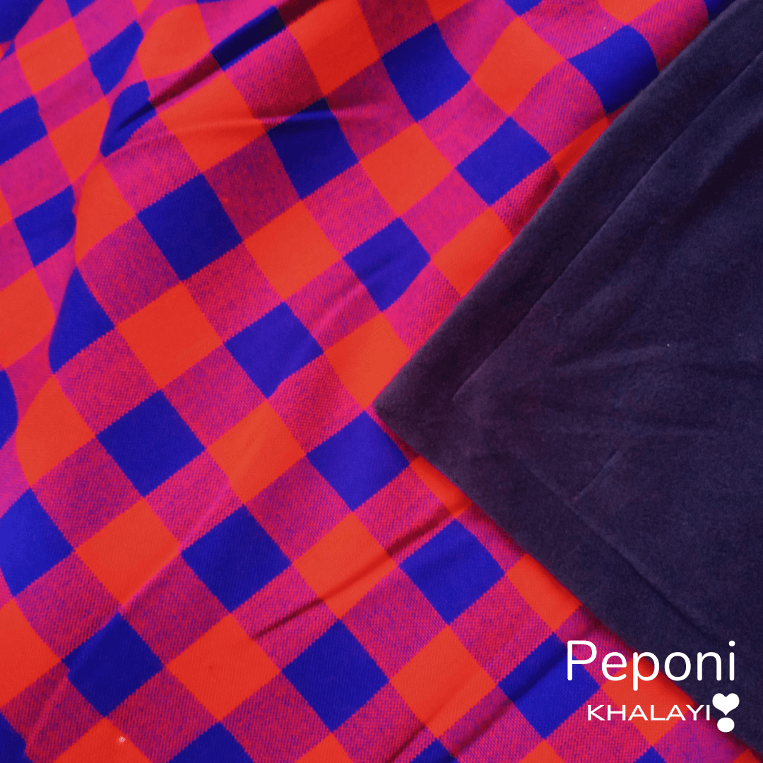 Peponi Maasai Fleece Blanket