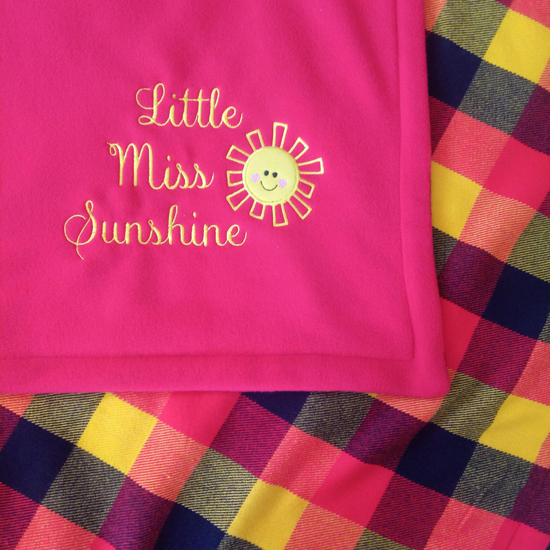Little Miss Sunshine Maasai Fleece Baby &amp; Kids Blankie