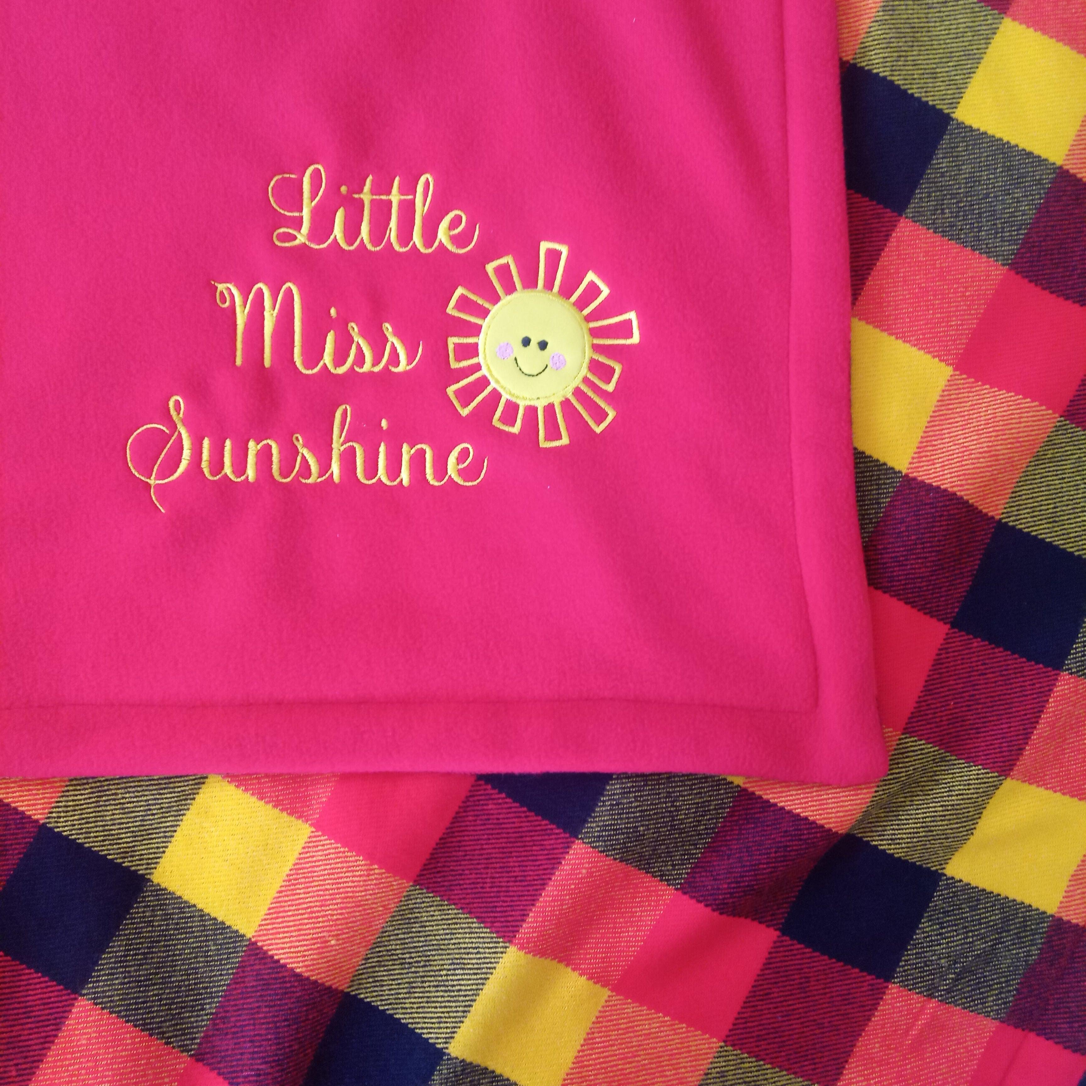 Little Miss Sunshine Maasai Fleece Baby &amp; Kids Blankie