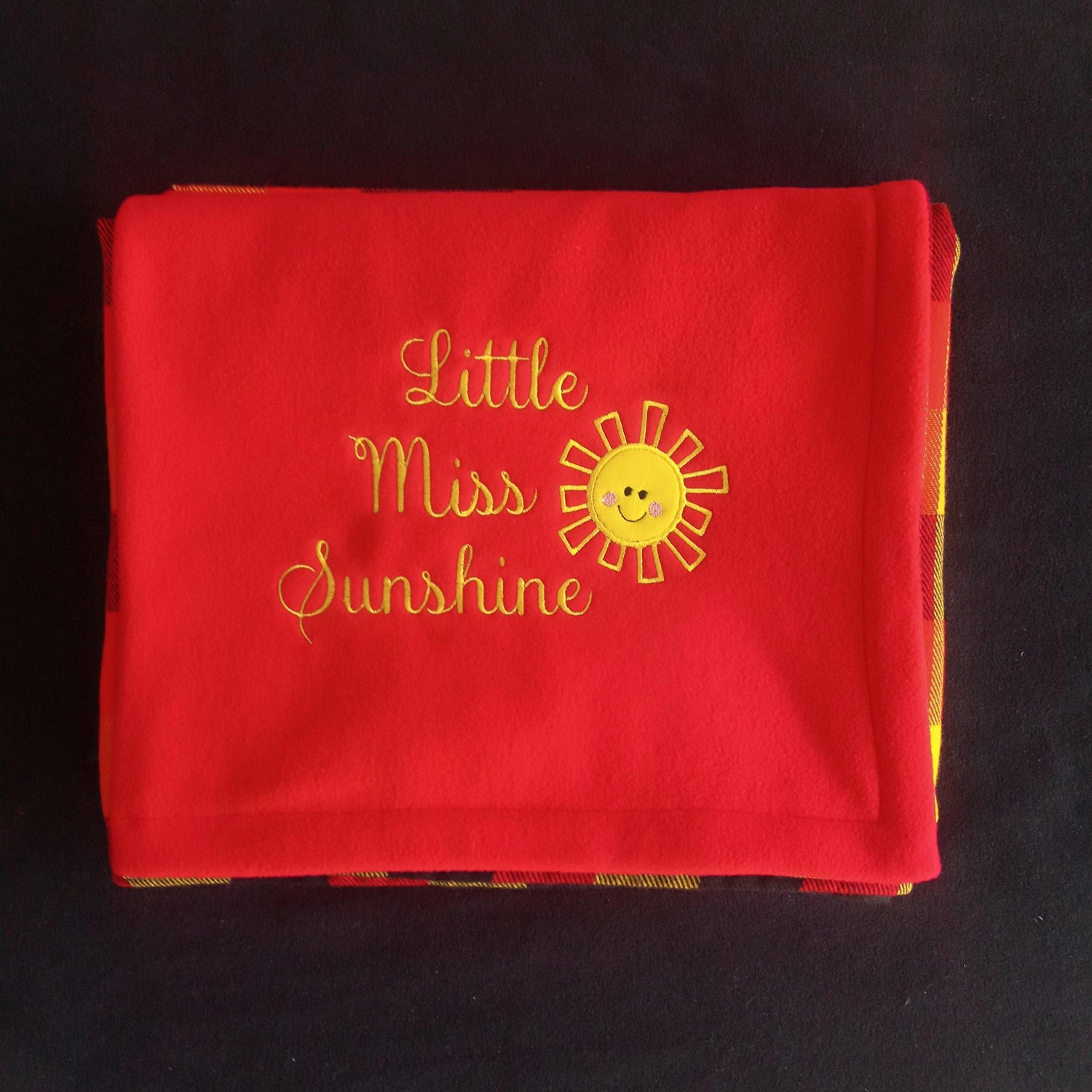 Little Miss Sunshine Maasai Fleece Baby &amp; Kids Blankie