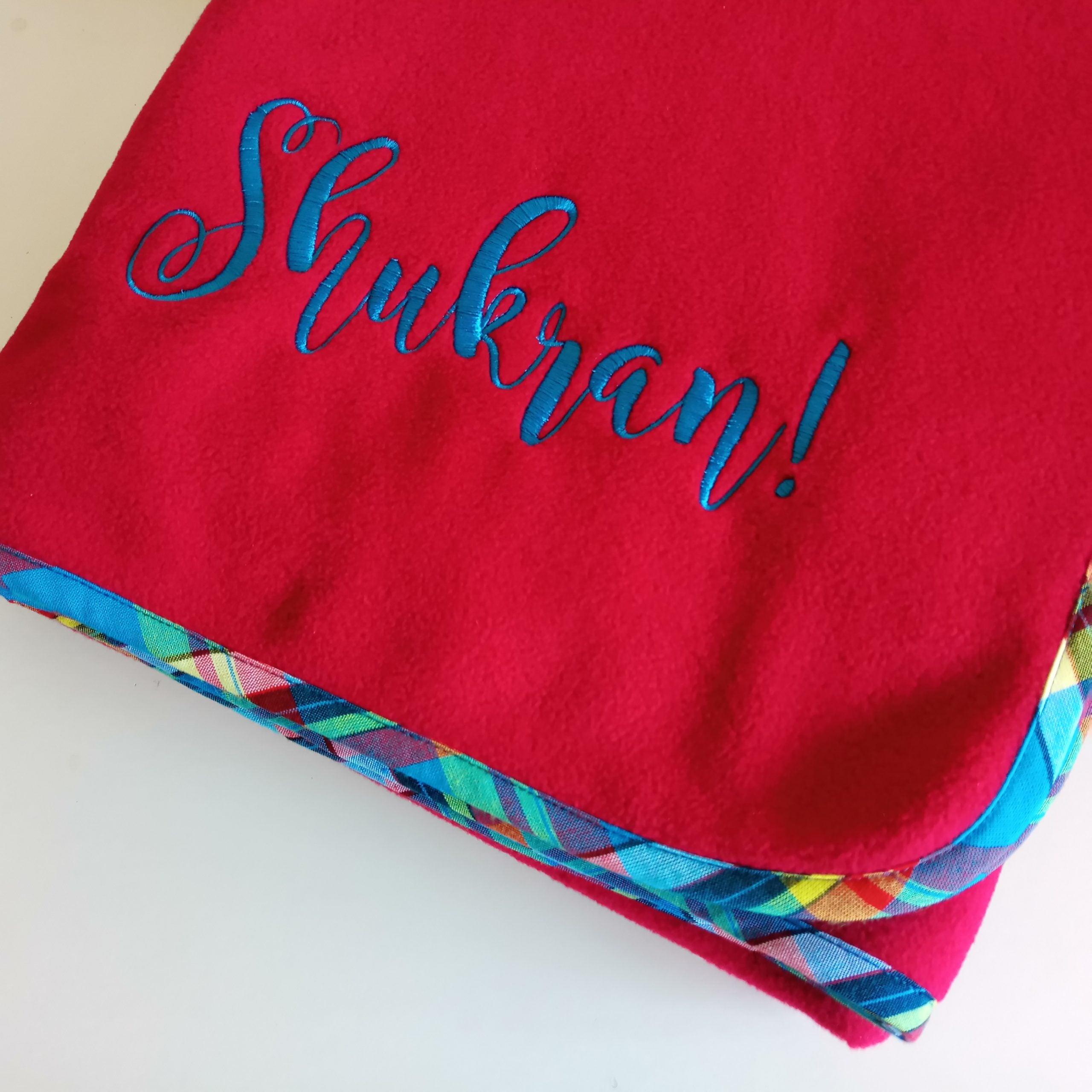 Shugu Border Fleece Blanket
